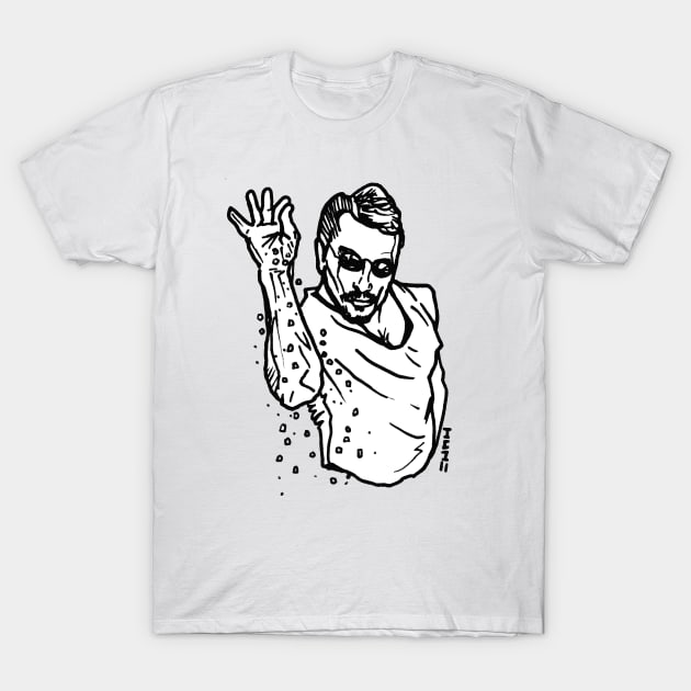 Saltbae / Salt Bae Meme Tee T-Shirt by sketchnkustom